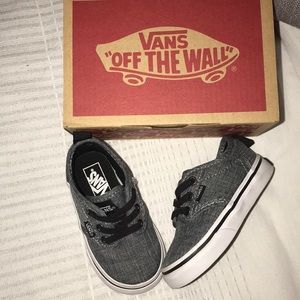 VANS - Kids Size 5 - Atwood Slip-On - Grey/White